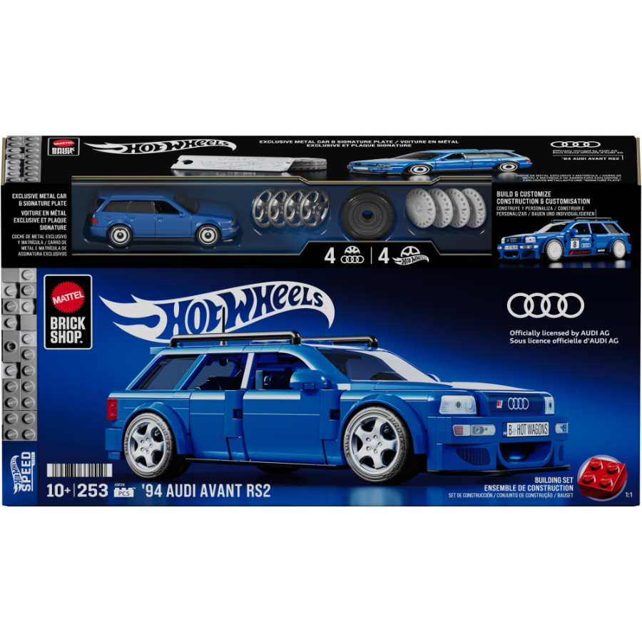 Mattel Brick Shop Hot Wheels Speed Series Audi