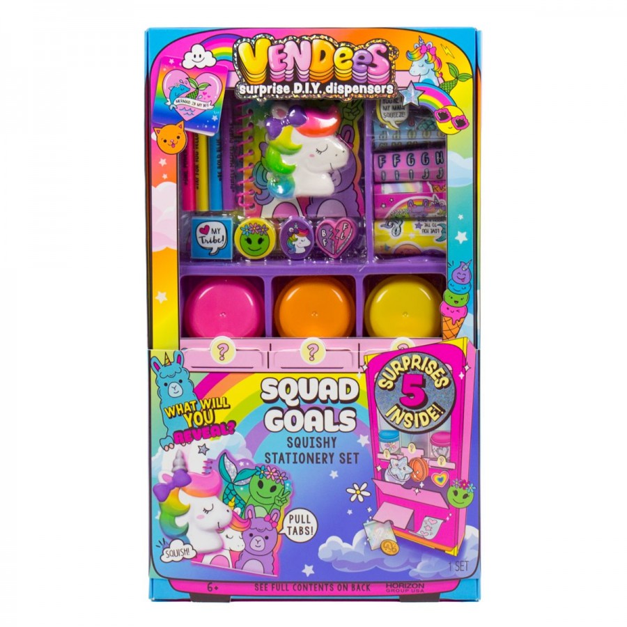 Vendees Squad Goals Squishy Stationery Set