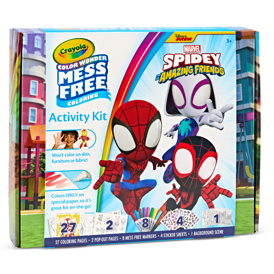Crayola Colour Wonder Activity Kit Spidey & Friends