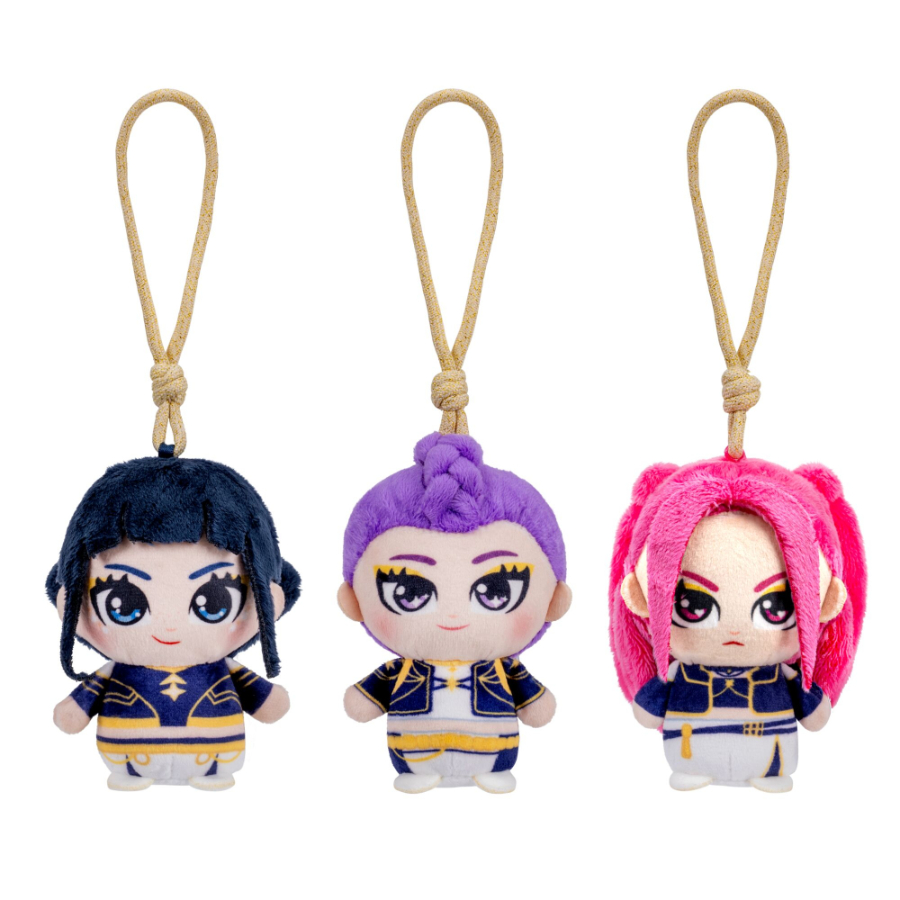 K-Pop Demon Hunters Plush Clip Assorted