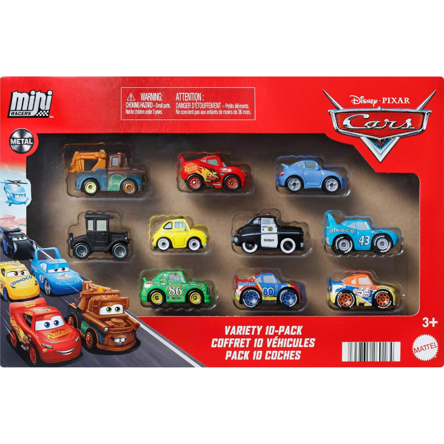 Disney Cars Mini Racers 10 Pack Vehicle Set