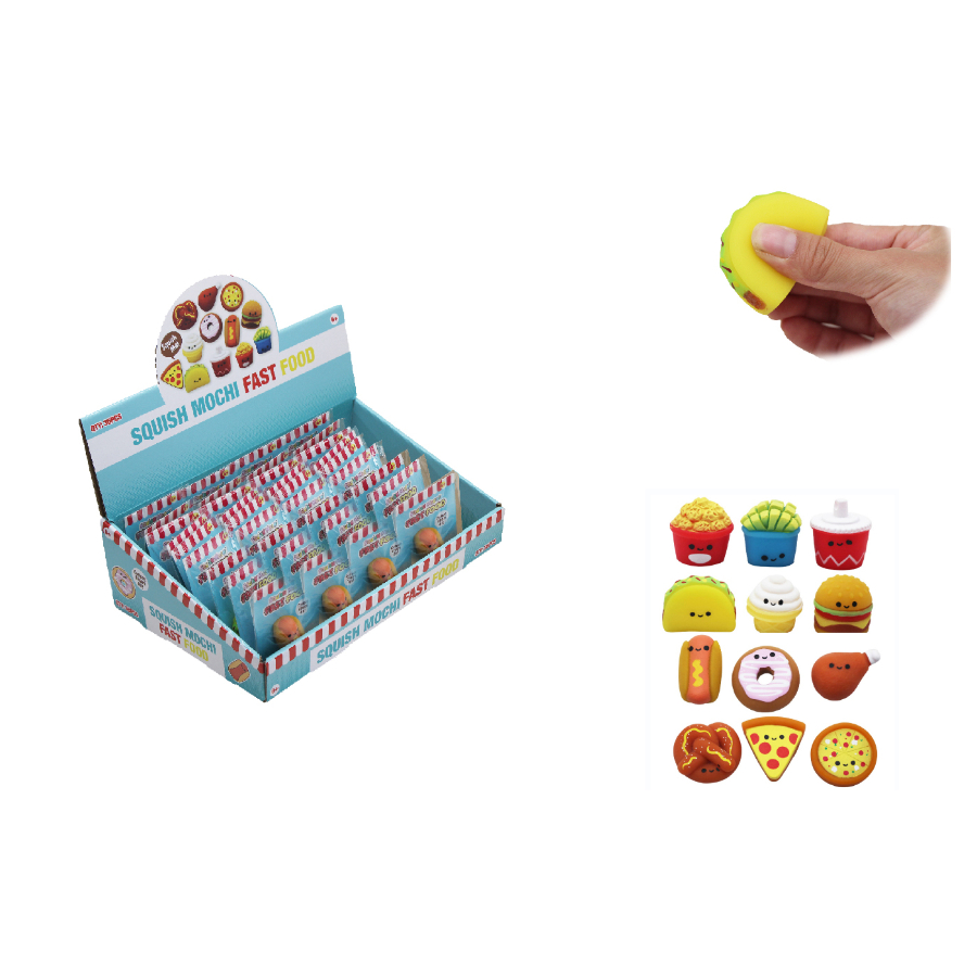 Squish Mochi Fast Food Assorted