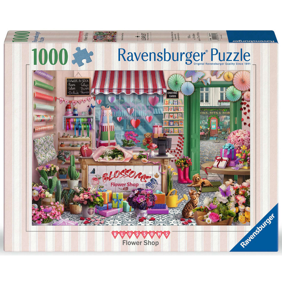 Ravensburger Puzzle 1000 Piece Blossoms Flower Shop