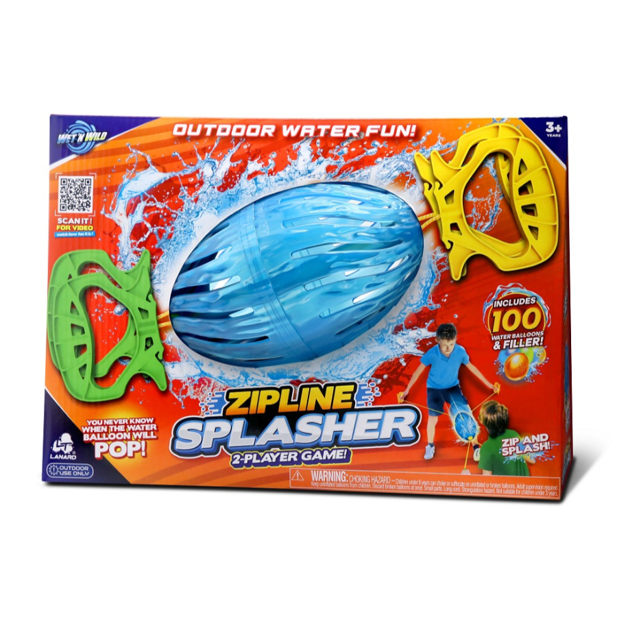 Zipline Splasher Water Balloon Game