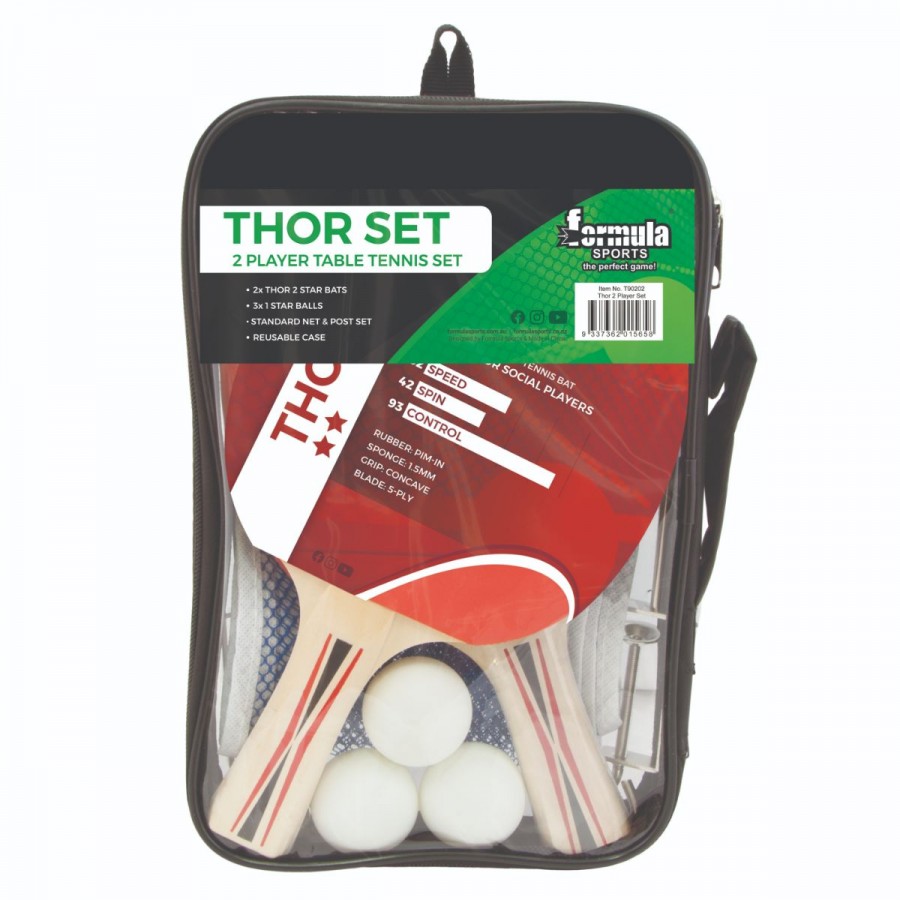 Formula Sports Table Tennis Set Thor With Bats, Balls & Net