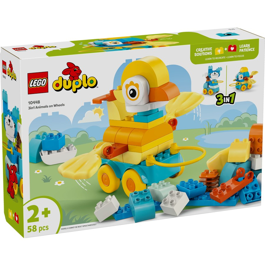 LEGO DUPLO 3 In 1 Animals On Wheels