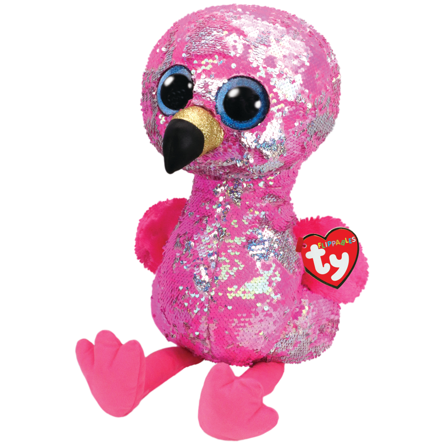 Beanie Boos Flippables Large Plush Pinky Flamingo