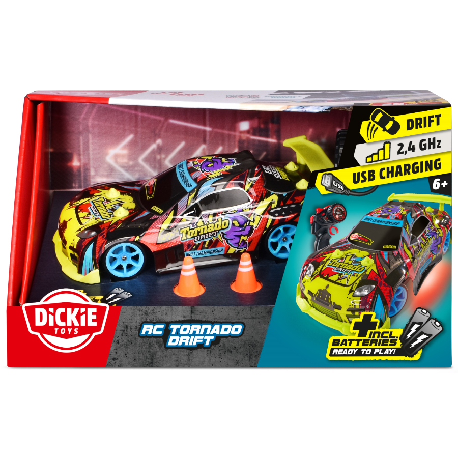 Dickie Toys Radio Control Tornado Drift Including Batteries