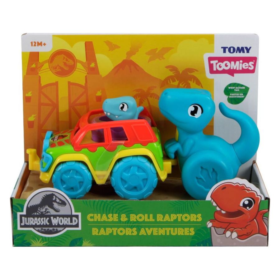 Tomy Jurassic Roll & Go Raptors