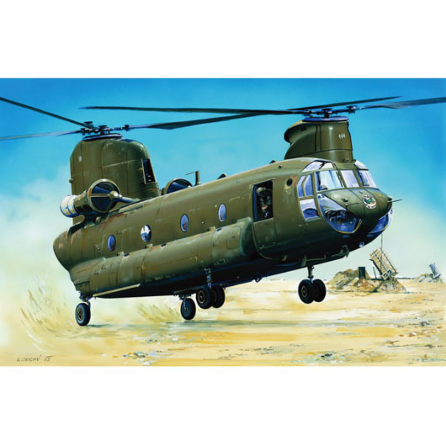Trumpeter Model Kit 1:72 CH-47D Chinook Australian Decals