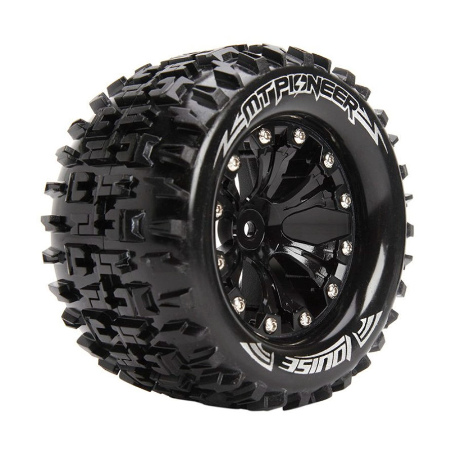 Louise RC Wheels & Tyres MT Pioneer Black Rear