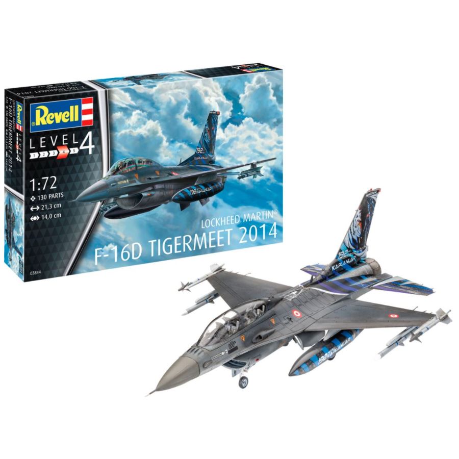 Revell Model Kit 1:72 Lockheed Martin F-16D Tigermeet 2014