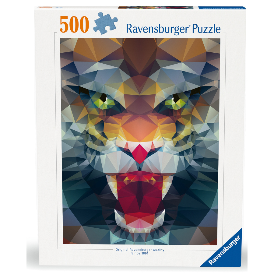 Ravensburger Puzzle 500 Piece Polygon Lion SF