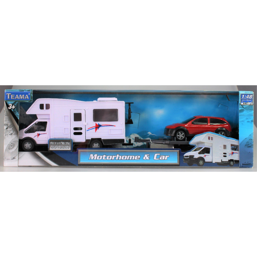 Teama Motor Home With Car & Trailer