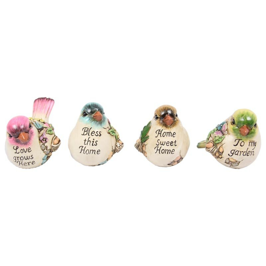 Bird With Message 10cm Assorted