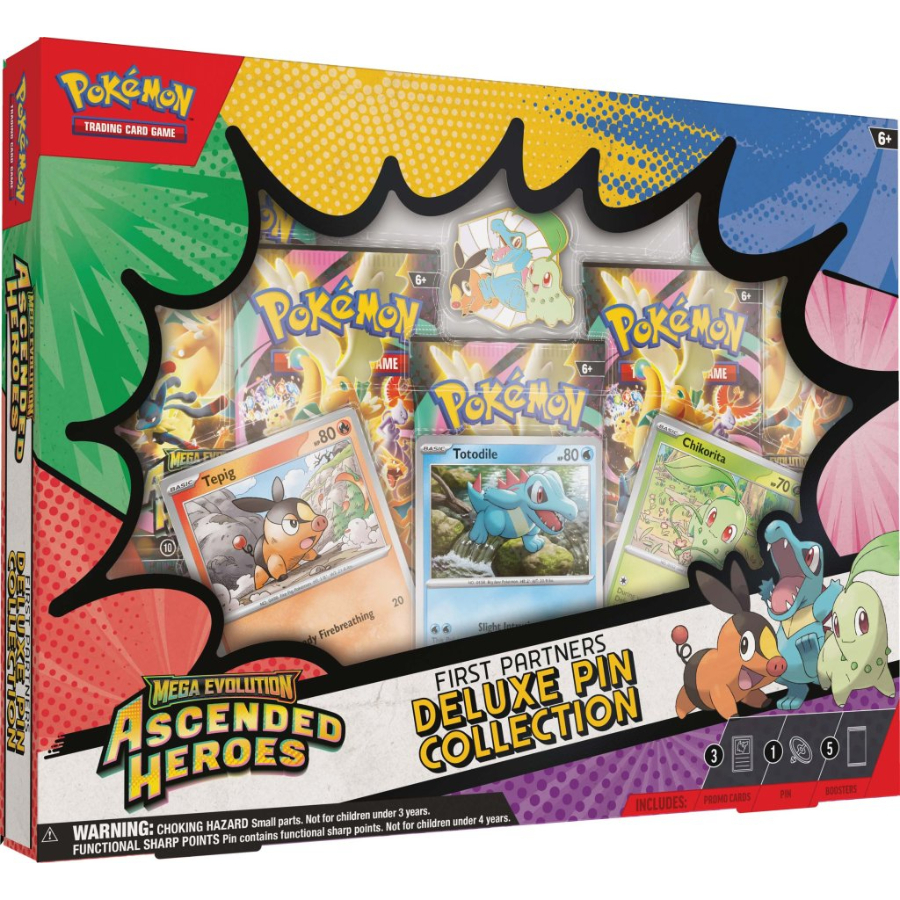 Pokemon TCG Mega Evolution Ascended Heroes Deluxe Pin Collection