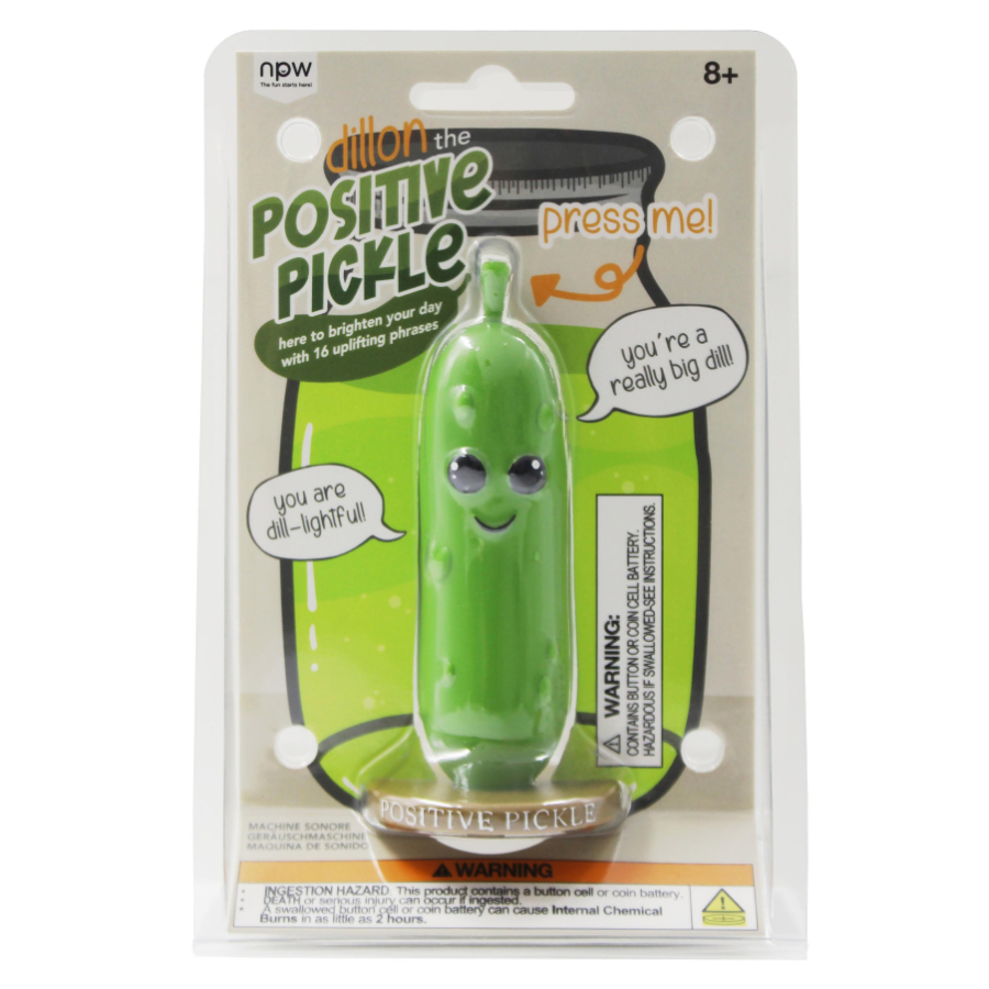 Positive Pickle With 16 Uplifting Phrases