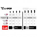 Roller Skates Jam Pop Black Size Adjustable Medium Size 3-6