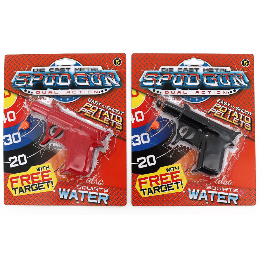 Spud Gun Metal 3 In 1 Assorted