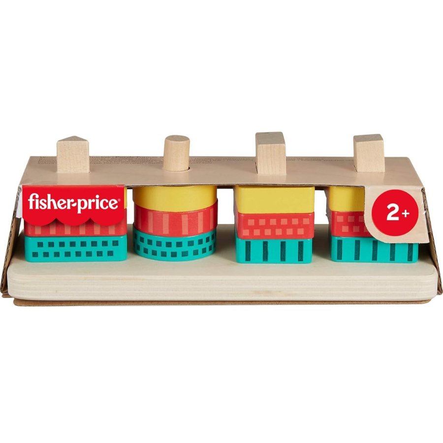 Fisher Price Wooden Shape Stacker