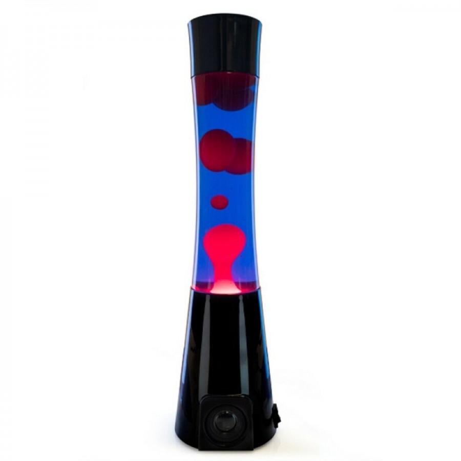 Lava Lamp Speaker Black Purple & Red
