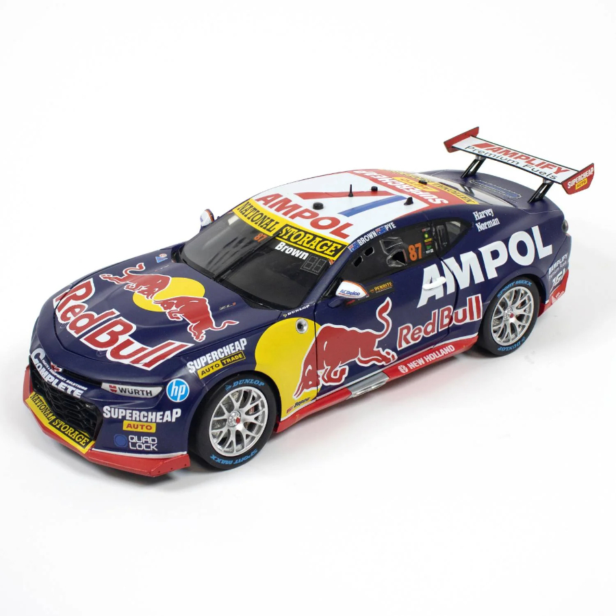 Biante Diecast 1:18 Chevrolet Camaro Red Bull Ampol Racing Brown Vailo Adelaide 500 Winner