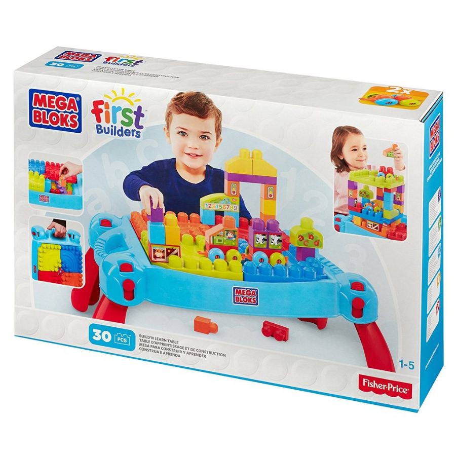 Mega Bloks First Builders Build N Learn Table