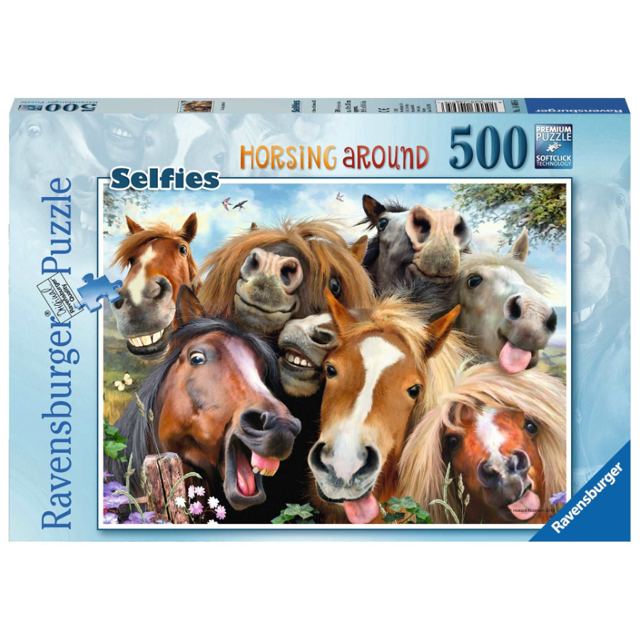 Ravensburger Puzzle 500 Piece Horsing Around SF