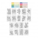 Crayola Paw Patrol 18 Posters & 10 Markers Set