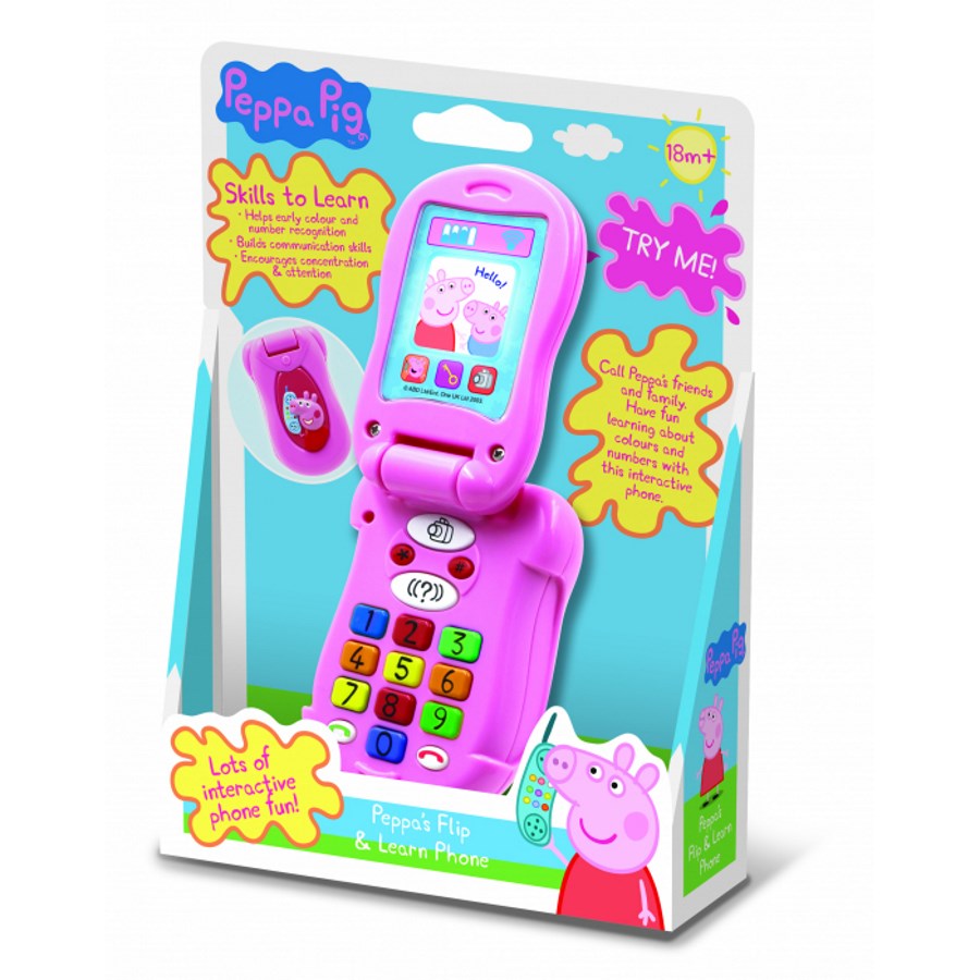Peppa Pig Holiday Flip Phone