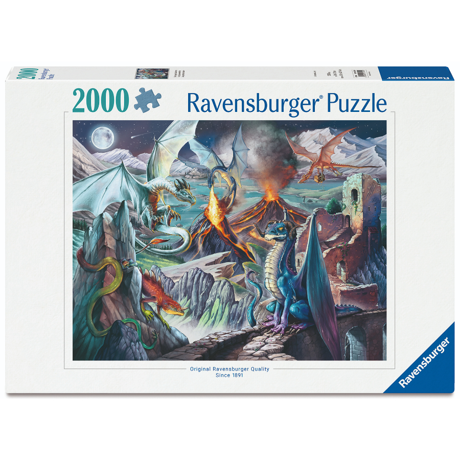 Ravensburger Puzzle 2000 Piece The Dragon Guardians