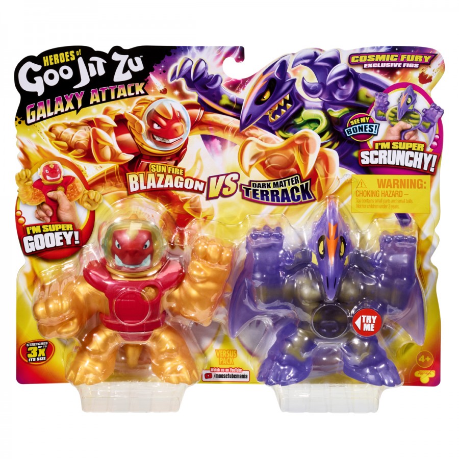 Heroes Of Goo Jitzu Series 5 Galaxy Attack Versus Pack Assorted
