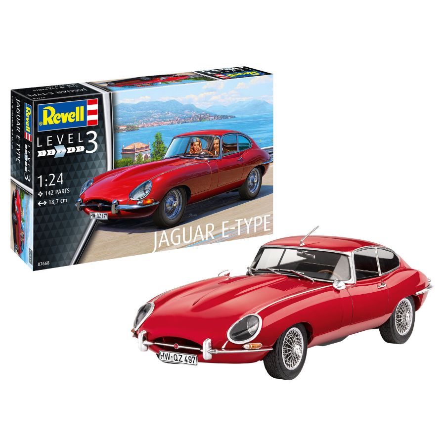 Revell Model Kit 1:24 Jaguar E-Type Coupe