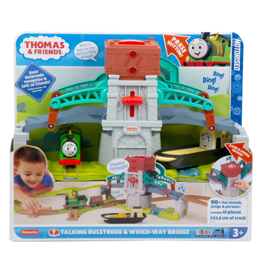 Thomas & Friends Talking Bulstrode & Which-Way Bridge Track Set