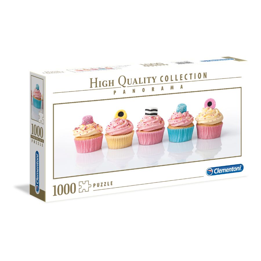 Clementoni Puzzle 1000 Piece Panorama Licorice Cupcakes