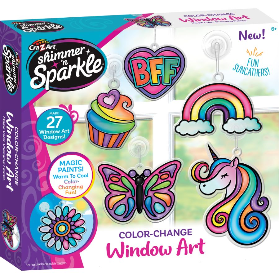 CraZArt Shimmer & Sparkle Colour Change Window Art