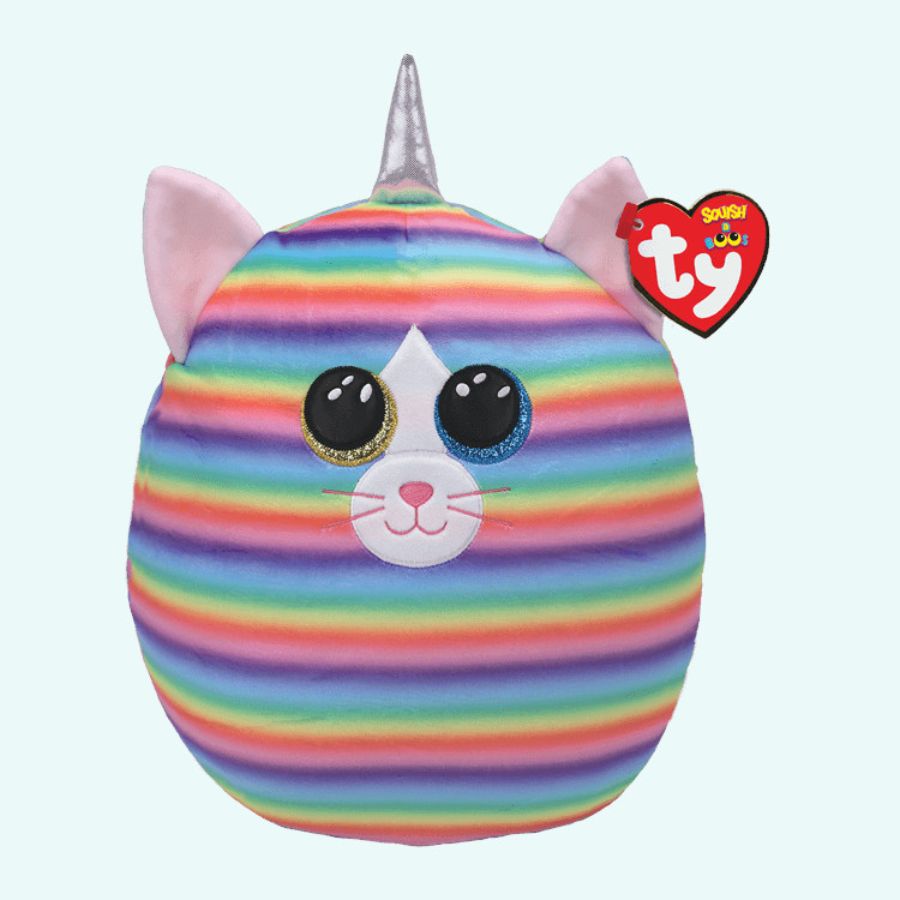 Beanie Boos Squish A Boo 10 Inch Heather Cat
