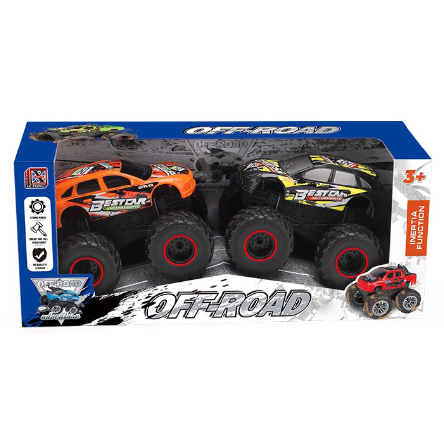 Off Road Friction Powered Vehicle 2 Pack Assorted