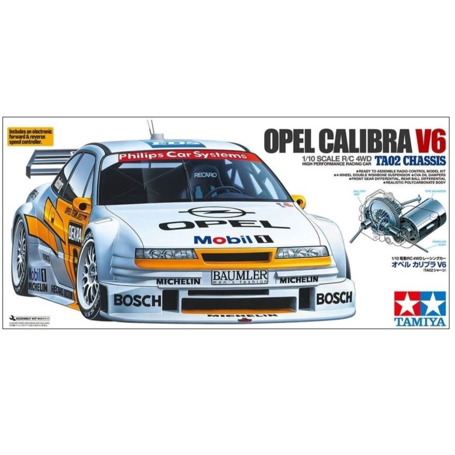 Tamiya Radio Control Kit 1:10 Opel Calibra V6 TA02