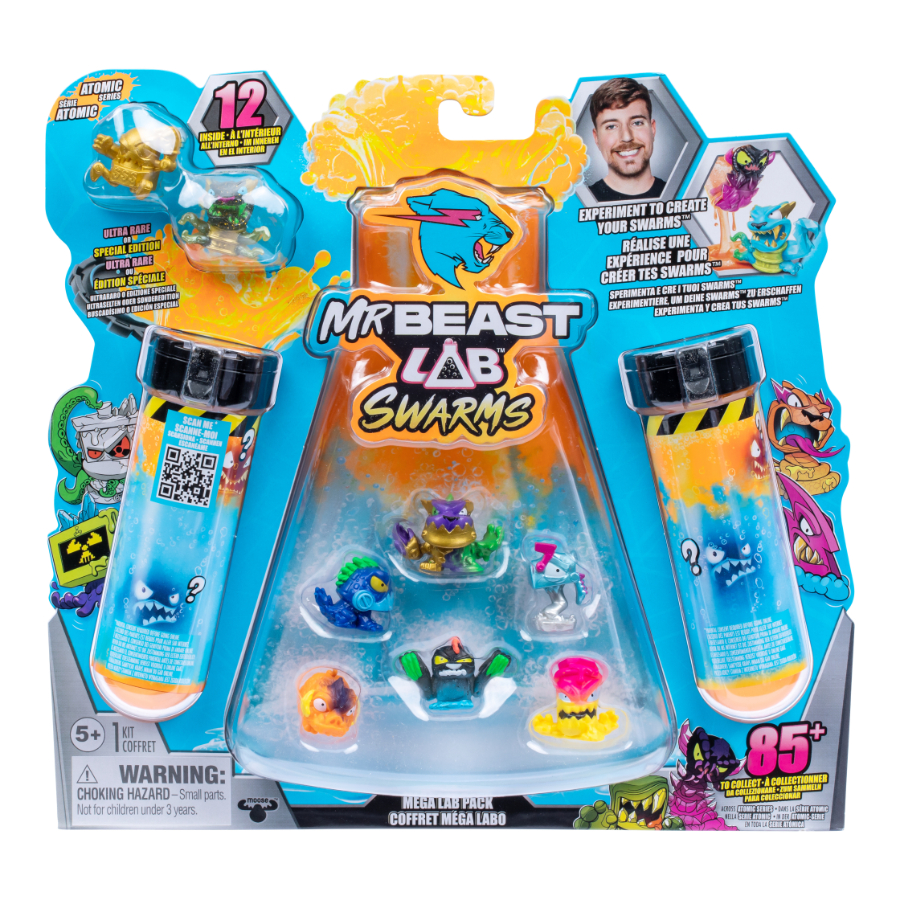 Mr Beast Lab Swarms Series 2 Mega Lab Figure 12 Pack Assorted