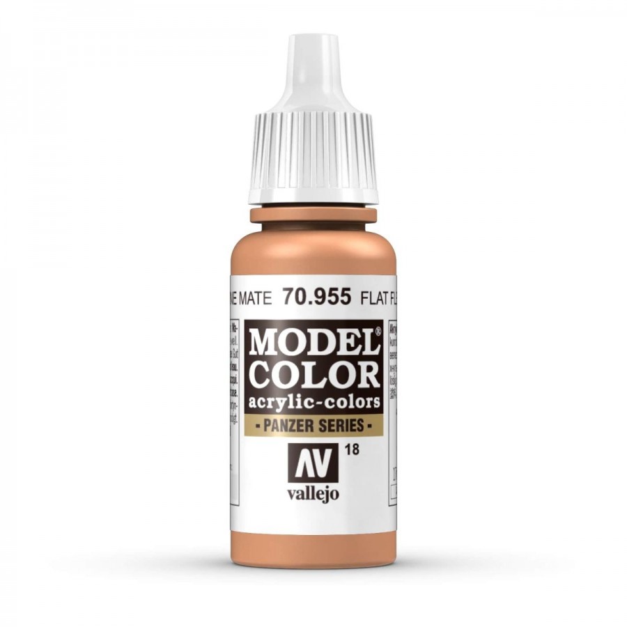 Vallejo Acrylic Paint Model Colour Flat Flesh 17-18ml