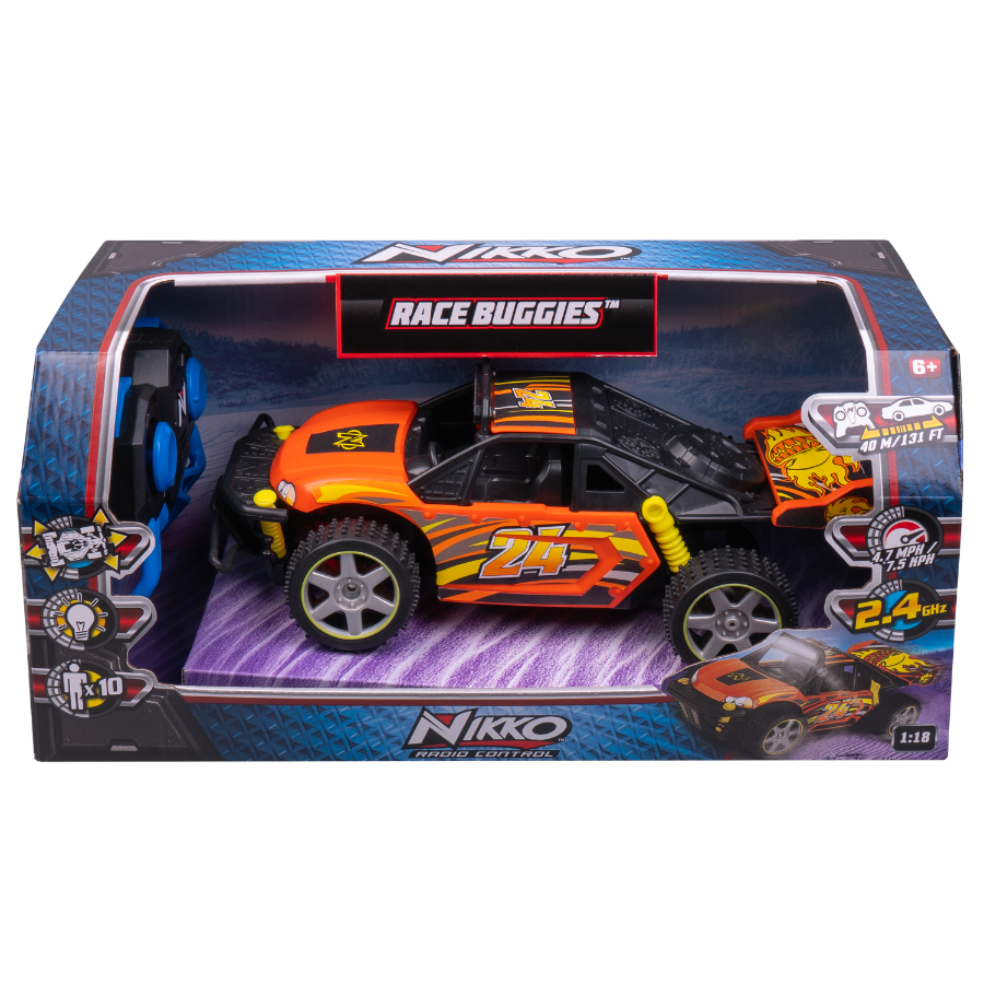Nikko Radio Control Race Buggies With LED Race Lights 23cm Assorted