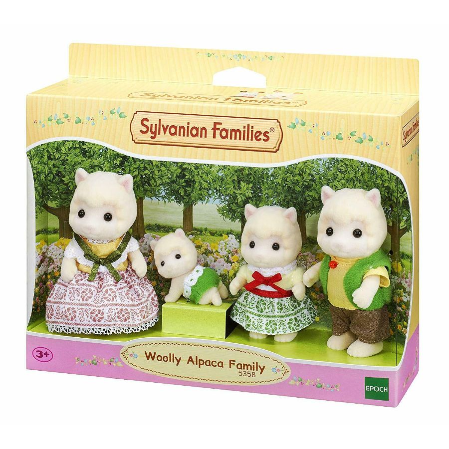 Sylvanian Families Woolly Alpaca Family