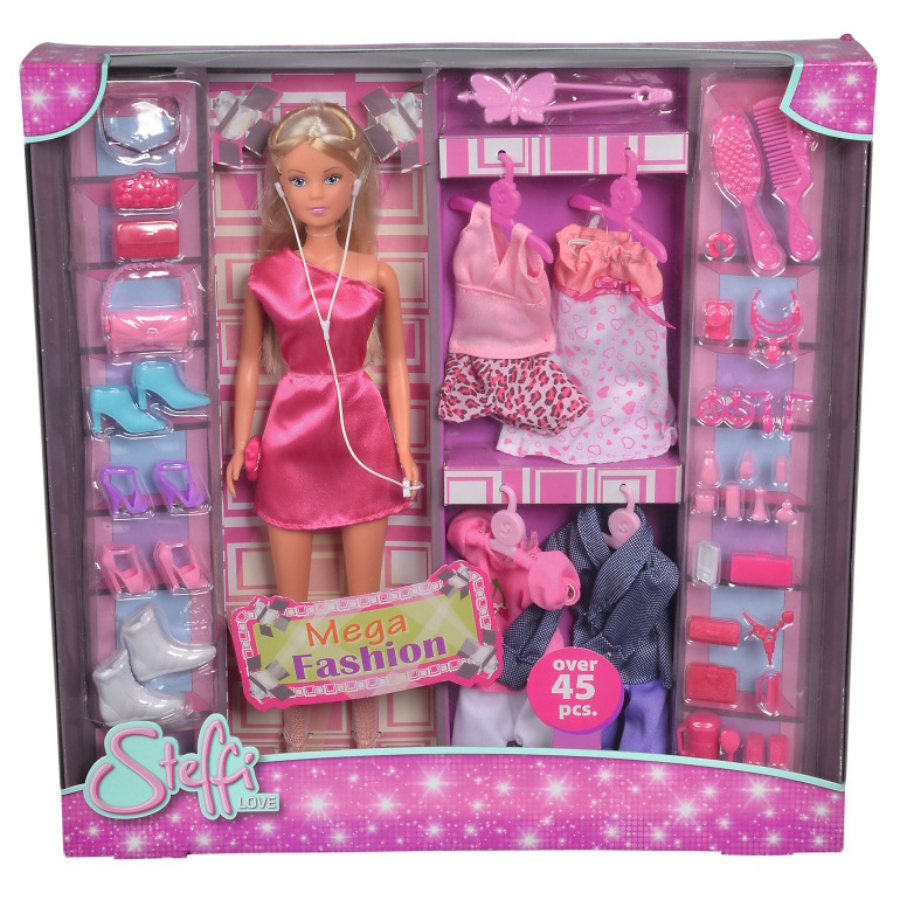 Steffi Love Mega Fashion Set With Doll & Over 40 Accessories