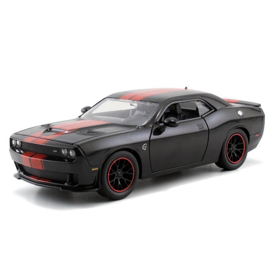 Jada Diecast 1:24 BTM Gloss Black 2015 Dodge Challenger SRT Hellcat