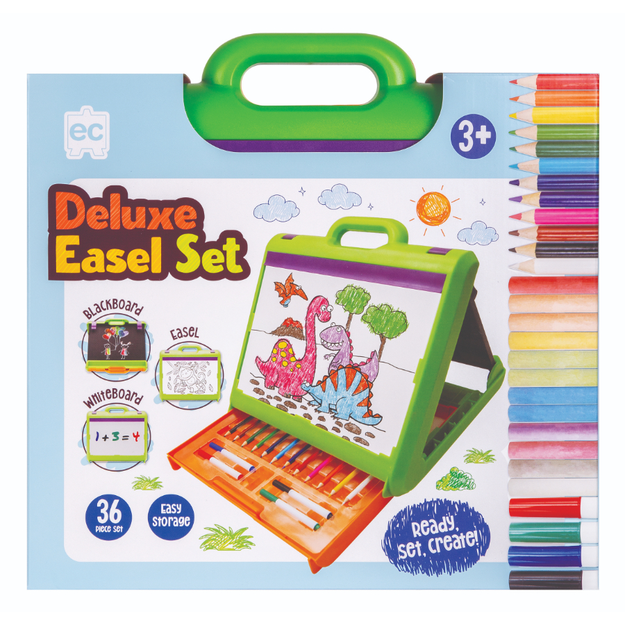 Desktop Deluxe 3 In 1 Easel Set With Accessories