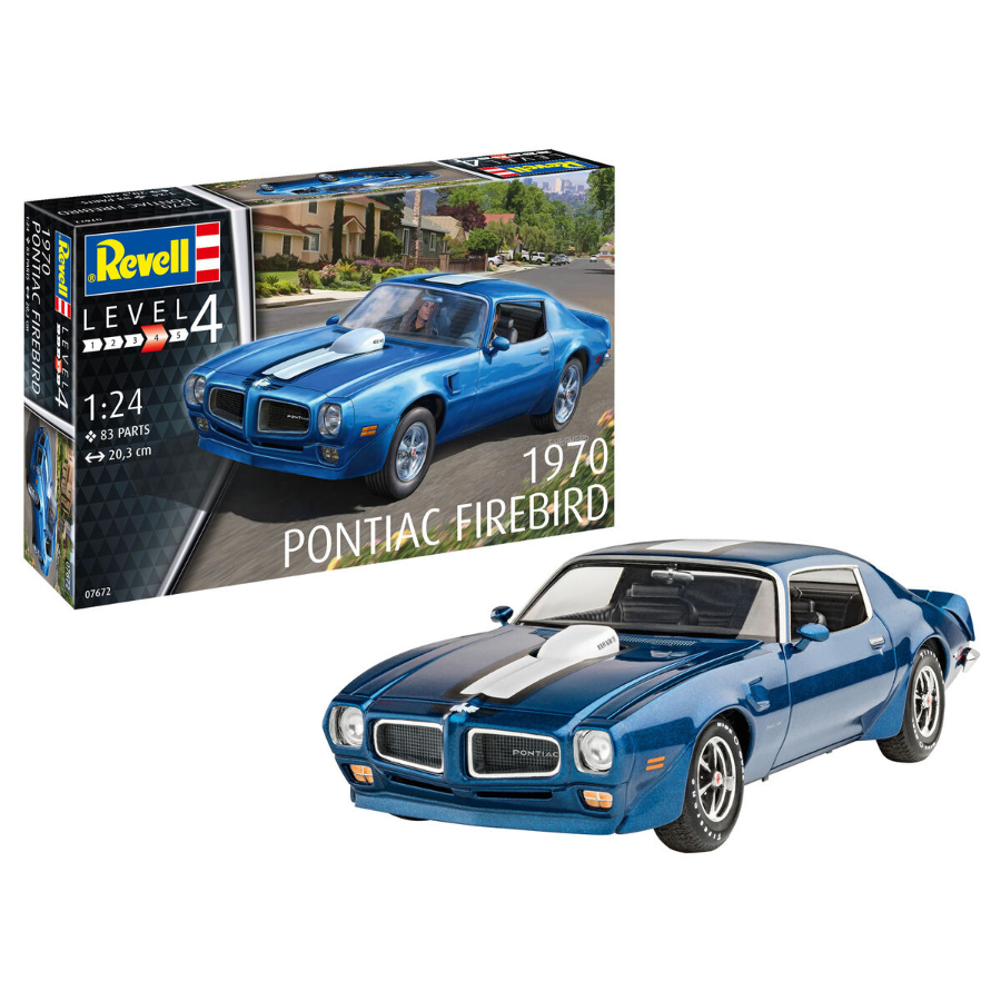 Revell Model Kit 1:24 1970 Pontiac Firebird Gift Set