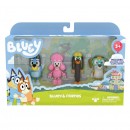 Bluey Series 5 Family & Friends Figurine 4 Pack Assorted