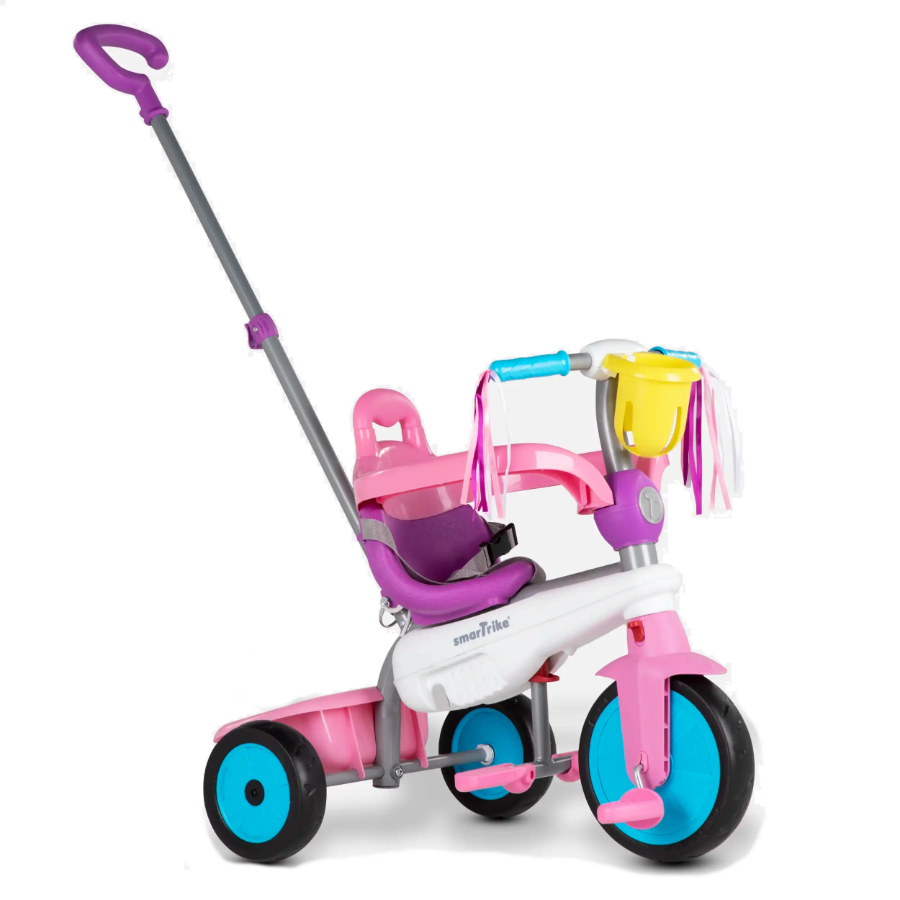 Smartrike Breeze 3 In 1 Trike Unicorn Pink White