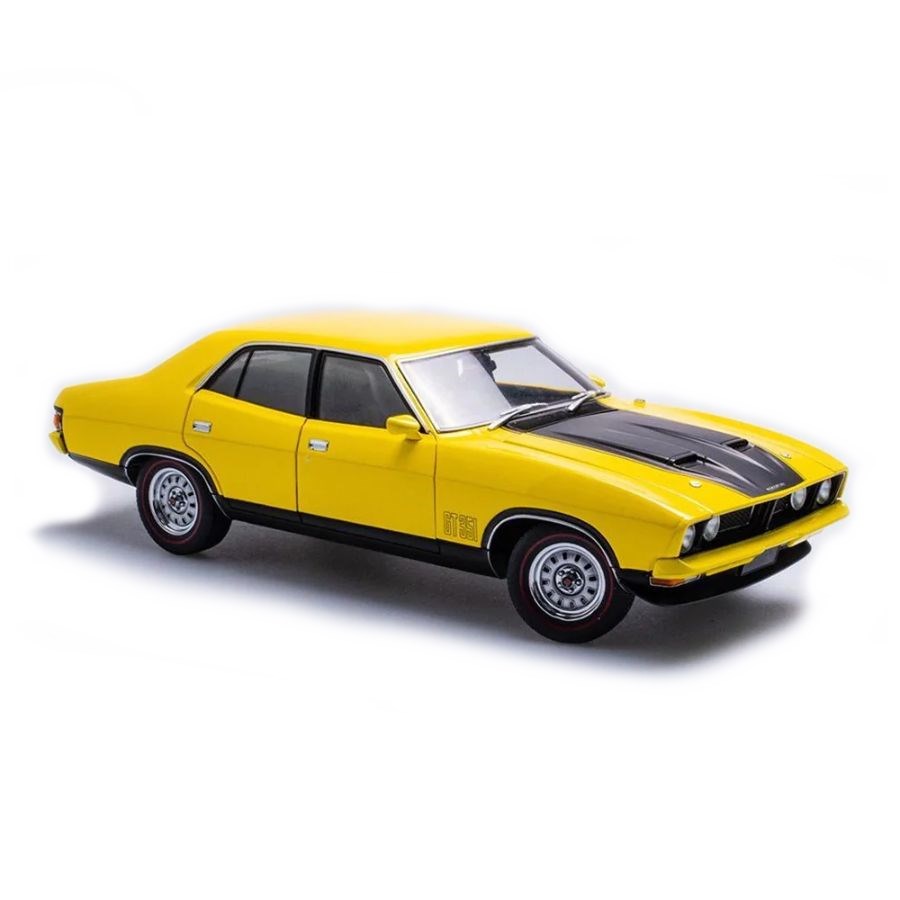 Auto Art Diecast 1:18 Ford XB Falcon GT Sedan Yellow Blaze